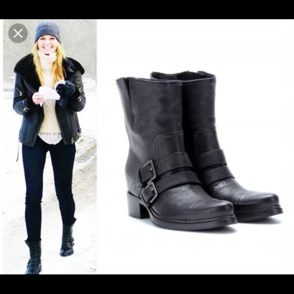 Miu miu Donna Moto biker ankle boots aso Emma swan